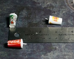 Miniature Soda Drink Cup Accessory for Action Figure/Dollhouse