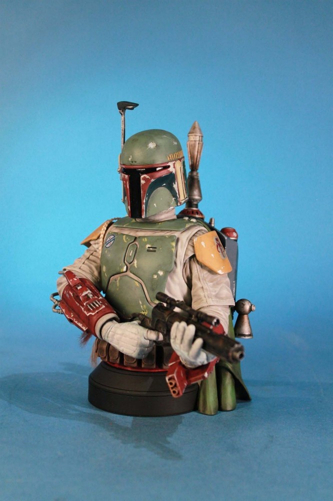 2013 GG CONVENTION EXCLUSIVE STAR WARS BOBA FETT DELUXE MINI BUST # 1339/2500