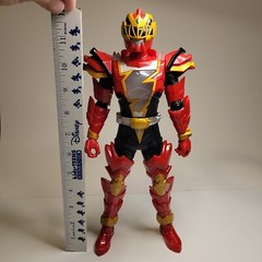 Power Rangers Dino Fury 12″ Figure Spiral Strike Red Ranger Lights Up Descript!