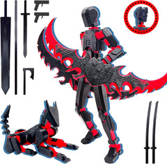 T13 3D Action Figure Set (Assembly Completed),Dummy Robot Titan 13 Action Figure