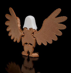 3D Printed Eagle Figurine – Handcrafted Bald Eagle Statue with Spread Wings