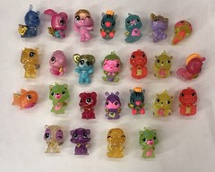 Lot Of 141 Mixed Hatchimals Colleggtibles: Purple, Gold, Silver, Green, Wings +