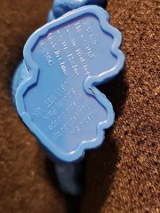 Sesame Workshop Grover Waving Figure Cake Topper 2013 Hasbro Hollow Plastic 3 In