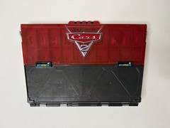 Disney Pixar Cars 2 Fan Stands Play N Display 40 Car Rolling Carry Case