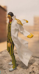 BW-LTC-KZ: Custom Wired Coat for Bandai One Piece S.H.Figuarts Kizaru Borsalino