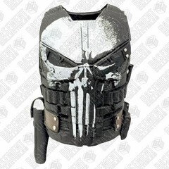 Mezco One:12 Netflix Punisher – Tactical Armored Skull Vest 1:12 Scale Fodder