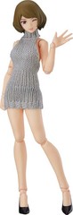 Max Factory figma Styles female body Chiaki with Backless Sweater Action Figure