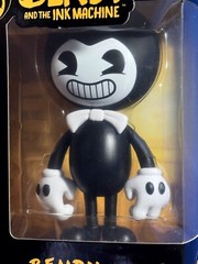 WHITE VERSION – Vinyl 5″ BENDY & THE INK MACHINE Figure SERIES 1 PhatMojo BOX