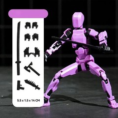 Titan13, Dummy 13, T13 Action Figure,Toy Robot, 3D Printed