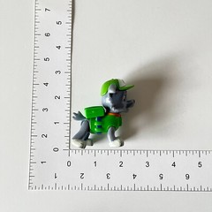 Paw Patrol Rocky Pup Figure and Transforming Recycle Truck with Pop Out Tools
