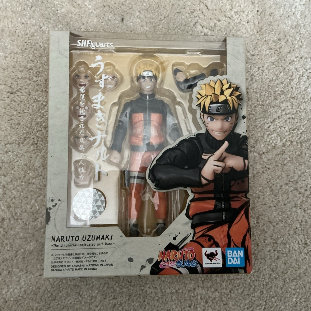 Bandai SHFiguarts Naruto Uzumaki Action Figure Boxed Interchangeable Hands