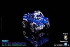 DR.WU MC03T Little Monster Wheelie Trucks Robot Action Figure TOY 8CM in stock