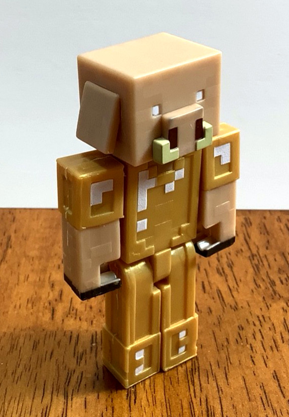 Minecraft Piglin Gold Armor Action Figure 3.5 inch**Hard To Find**