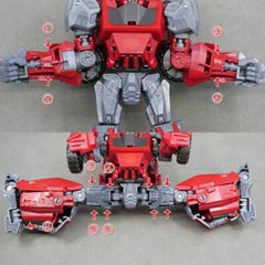 3D Printed Upgrade Kit Axe Gun Weapon Filler For SSGE Ironhide