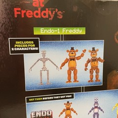Five Nights At Freddy’s Endo Series Classic Freddy & Bonnie Blue Figure Set NEW