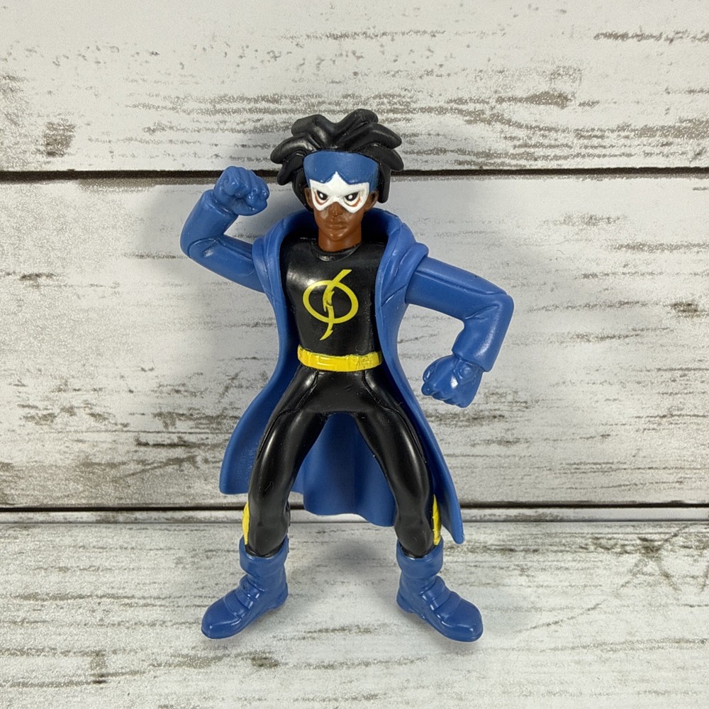 Static Shock Virgil Hawkins 4 Inch Figure Subway WB DC Comics 2004 Rare