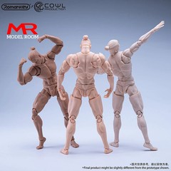 Romankey X COWL 1/12 Super Flexible Male Joint Body 16.5cm Muscle Strong Figure