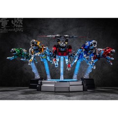 ReBorn-01 Beast King Painted Model with Metal Structure Giant Transform Combiner