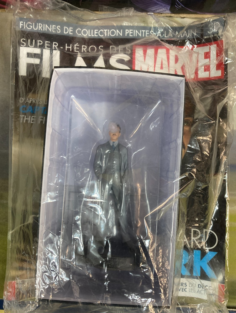 Howard Stark (from Captain America) – Eaglemoss MCU Figure (unopened) & Magazine