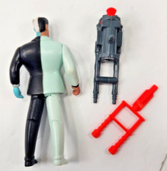 1993 BATMAN THE ANIMATED SERIES TWO-FACE WITH FIRING ROULETT WHEEL GUN KENNER