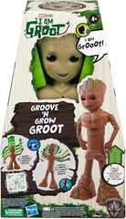 Marvel Studios I Am Groot Groove ‘N Grow Groot, 13.5-Inch Interactive Action Fig