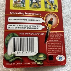 SNAKES ON A PLANE TALKING PEN – SAMUEL L JACKSON – 2006 DOES NOT TALK NO MORE