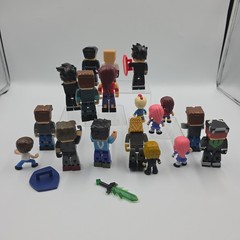 Tube Heroes Figure Lot Jazwares 2015 DanTDM Captain Sparklez EUC READ