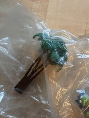 Vintage Kermit Frog Treasure Island Captain 3” PVC Henson Toy Muppets New In Bag