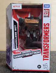 Transformers War for Cybertron Netflix Sparkless Bot deluxe-scale figure