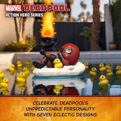 YuMe Deadpool Action Series Hero Box – Blind Box (6 Pack) 2″ to 4″ Collectibl…