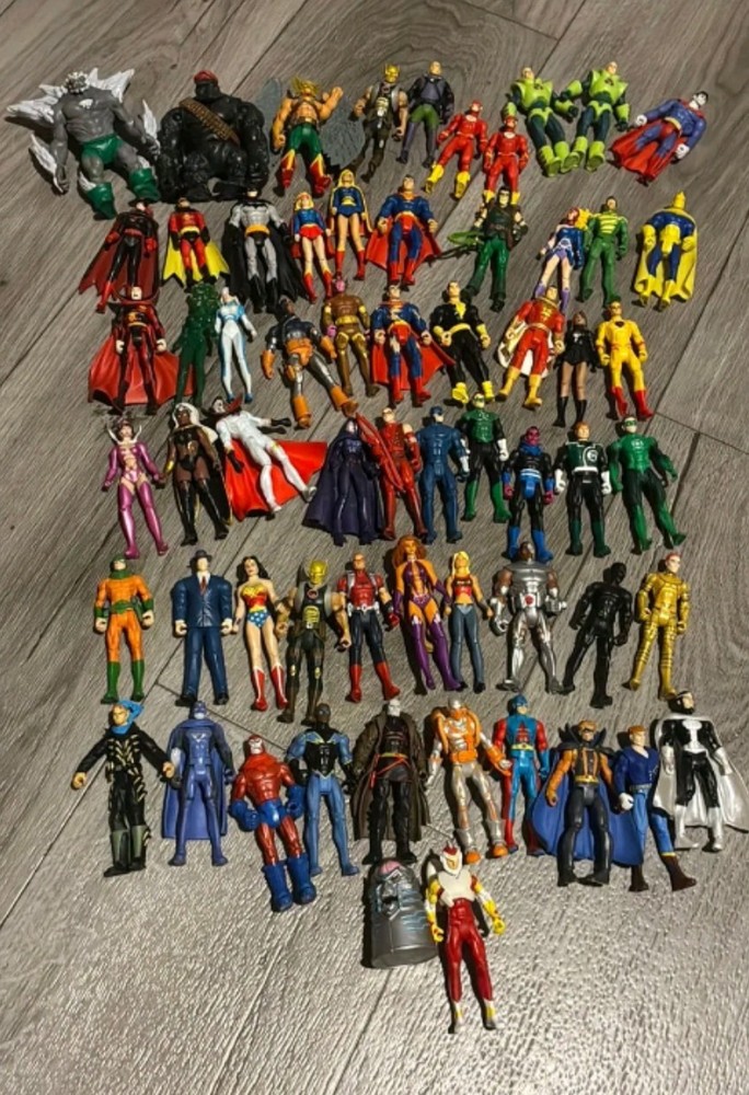 DC Infinite Heroes Crisis Action Figure lot 62 figures