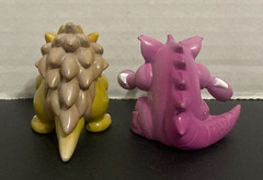 TOMY Nintendo Pokemon Moncolle Figure Toy Geodude Sandslash Nidoking Set/Lot