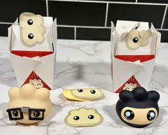 Shawnimals Pocket Pork Dumpling Two 1.5 in Vinyl Figures Series 1 Complete 2012