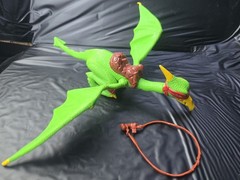 Vintage 1993 TMNT Cave Turtle Raph with Tubular Pterodacty complete Used