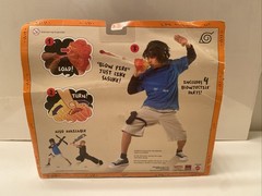 RARE 2006 Naruto Shonen Jump SASUKE FIRE ATTACK Weapon Accessory Set SEALED/NEW