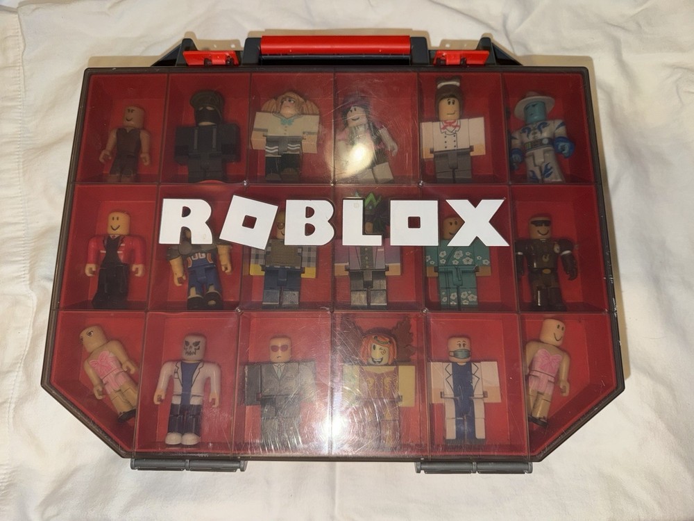 36 Roblox Action Figures w/ Storage Carrying Case 2 Layers, Random Characters