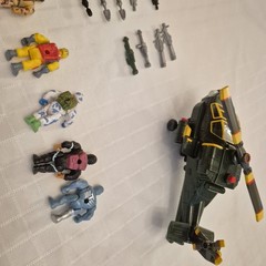 LOT Vintage 1993 Military Muscle Men San Francisco Toymakers Mighty Helicopter