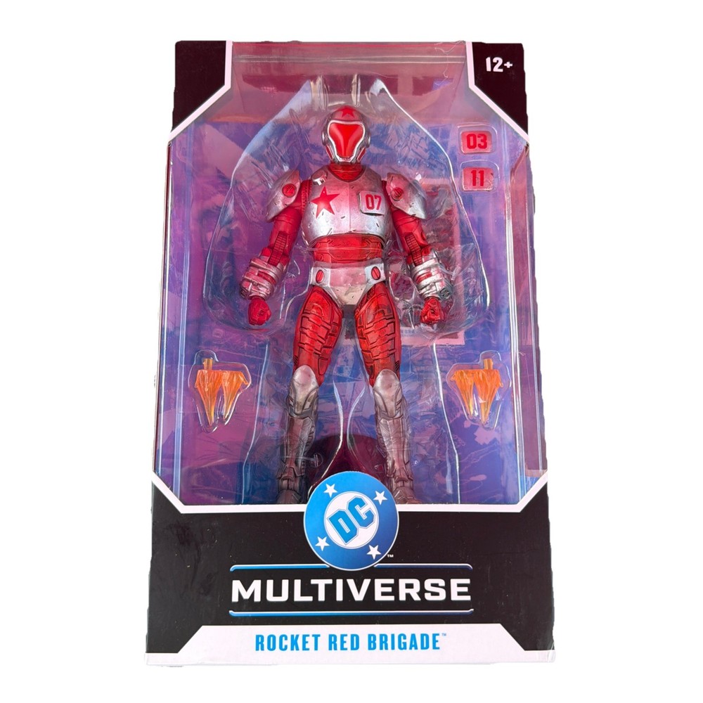 McFarlane DC Multiverse Justice League ROCKET RED BRIGADE *NEW Platinum Series*