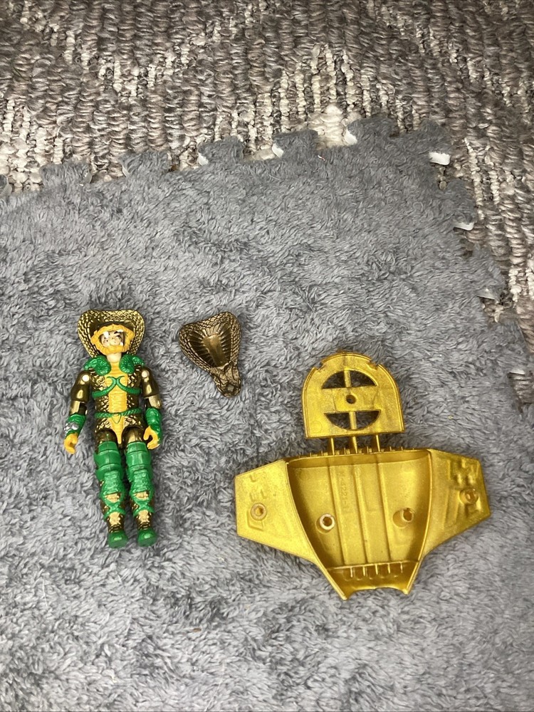 1986 Hasbro Gi Joe ARAH Serpentor’s partial Air Chariot l With Serpentor