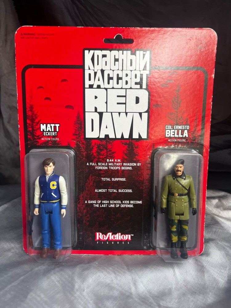 Red Dawn movie figure – Charlie Sheen – ReAction – Matt Eckert vs Colonel Bella