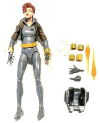 Marvel Legends Series Walmart Exclusive Black Widow Grey Suit Action Figure 6”