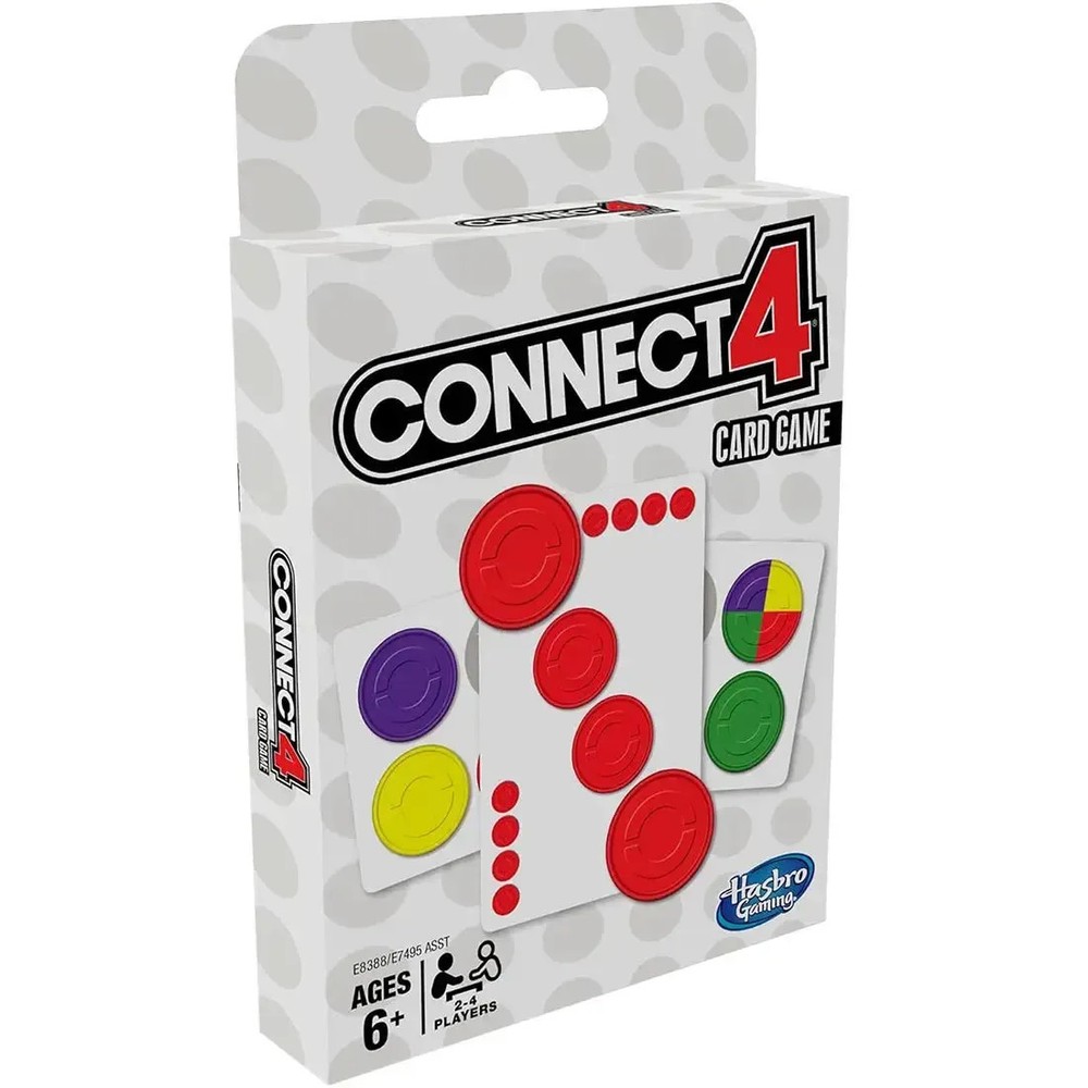 Connect 4 – Strategy Abstract Card Game for Family, Adults, and Children (2-4 P