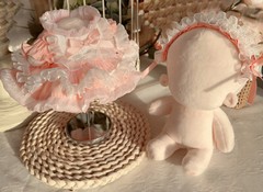 New For Plush toy 10cm/15cm/20cm/40cm Doll Clothes Dress Hairband Set Dress Up