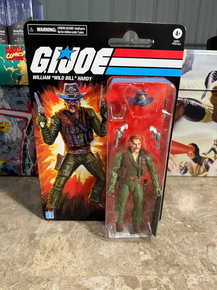 G.I. Joe Classified Series – William “Wild Bill” Hardy Retro Cardback Action Fig