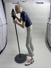 Superplastic x Gorillaz 2D Vinyl Figure Light Up Eyes (No Hair) Stage Pose Stand