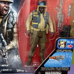 Star Wars Rogue One Lieutenant Sefla Figure 2016 Selfa Selfla Rebel Trooper 3.75