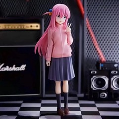 10cm-16cm Bocchi The Rock Gotoh Hitori Anime Figure Guitar Girl Desktop Decor
