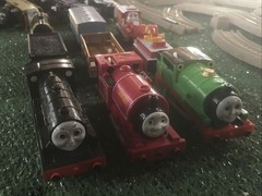 TOMY Skaroey, Donald, Percy & Rocky The Crane Motorized Thomas Toys Lot