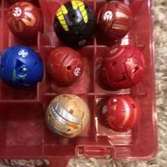 Bakugan Battle Brawlers Dragonoid Figure Ball Set w/ Carrying Case Multicolor