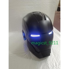 Iron Man Full Black 1:1 MK5 Jarvis Deformable Voice Control Wearable Helmet Mask